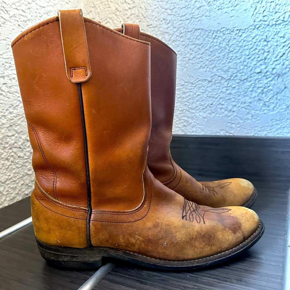 Red Wing Wellington Western Pecos Boots #396 - Men's Size 9.5D
